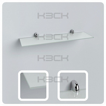 Полка 50см матовое стекло 6мм КЗСК