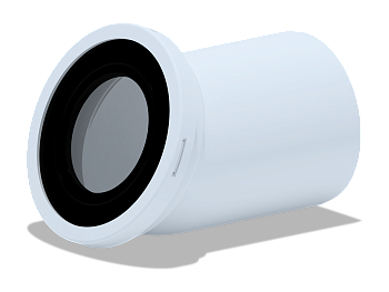 Труба фановая 110 угол 22,5 кор. W2220