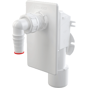 Сифон для стиральной машины, APS4 под штукатурку, белый