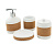 Набор в ванную настольный акриловый с вставками из натуральной пробки 20819 САНАКС