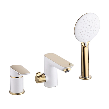 Смеситель CLOWG30i07 для ванны на борт на 3 отверстия Cloud IDDIS