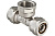 Тройник внутр.р. 20*1/2 обжимной VTm332