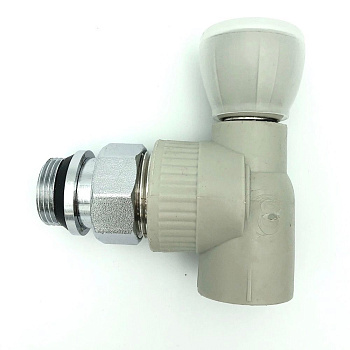 Вентиль д/радиатора ППР угловой 25х3/4" Heisskraft