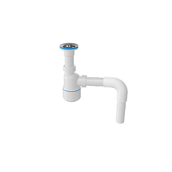 Сифон для умывальника выпуск 64 мм NOVA  1050