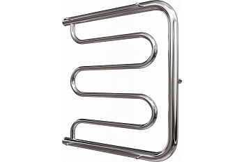 Полотенцесушитель водяной  PN25555P  500*500 Фокстрот с полкой, хром Point