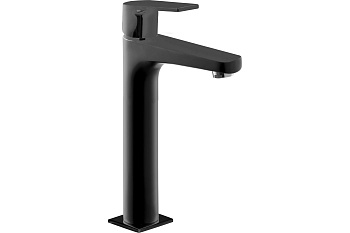 AZARIO TREYA Смеситель для раковины высокий черный