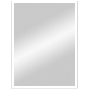 ЗЛП620 Зеркало Solid Silver LED 600*800 реверсивное крепление