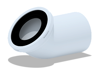 Труба фановая 110*45 для унитаза W4220