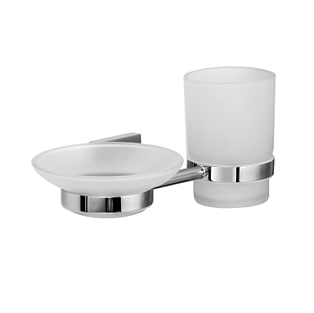 Подстаканник и мыльница мат.стекло латунь, Edifice, IDDIS, EDIMBG0i57