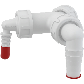 Колено с двумя штуцерами G1"/8-23с с обрат.клап.