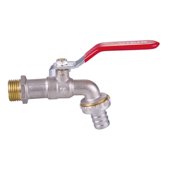 Кран водоразборный ручка красная 1/2 VIEIR