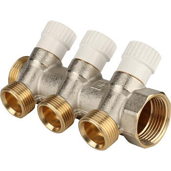 Коллектор распределительный 3/4*1 ЕК 3 выхода STOUT