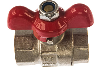 Кран шаровый,бабочка В-В 1/2