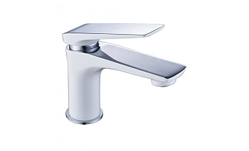 Смеситель LM5906CW для умыв.монолит хром/белый Аллегро LEMARK