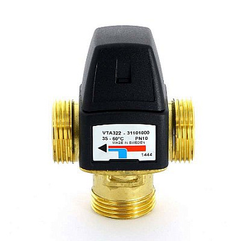 Клапан Ду25 3-х ход. термост. ESBE VTA322 автомат.
