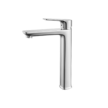 Смеситель одноруч. (35мм) RS27-14 для умывальника высокий монолитный хром ROSSINKA