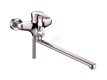 Смеситель универсальный с изливом 40F см плоск. POTATO Р2208-В