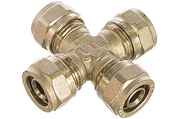 Крестовина 16 обжимная VTm341.N.161616