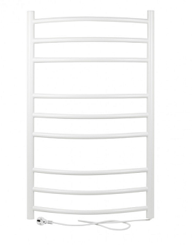 Полотенцесушитель электрический КЛАССИК-ПРЕМИУМ-ДУГА 870*530*110 на 9 перекл. BRIMIX белый сухой ТЭН