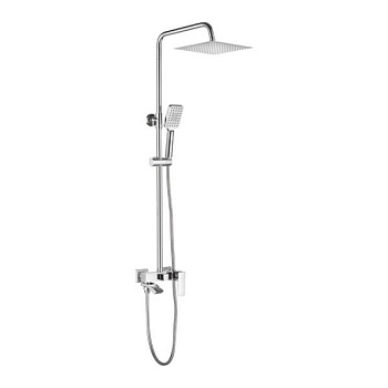 Душевая система L2478 со смесителем и тропическим душем, втр. в излив переключатель LEDEME