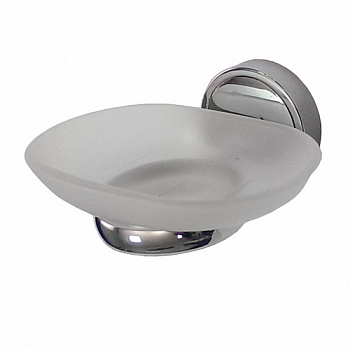 Мыльница стеклянная с креплением 1207 САНАКС