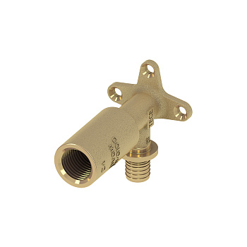 Угол с настенным креплением, удлиннен 16 х 1/2'' латунь ТЕСЕ