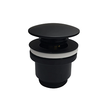 Донный клапан 11/4 черный  универс. HB64-7 HAIBA