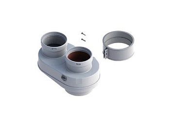 Адаптер моноблочный 80/80д/пер.на двухтрубную систему (Baxi IT, Viessmann, Kiturami др.) VA80-80B-2