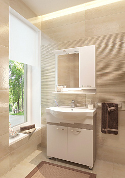 Тумба "Каскад-75" моринга + умыв."Элеганс" 750