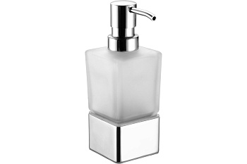 Дозатор жидкого мыла стекл. настольный RINA  AZARIO 