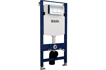 Комплект 2 в 1: инсталляция и клавиша смыва хром, Optima Home, IDDIS OPH00GCi32K