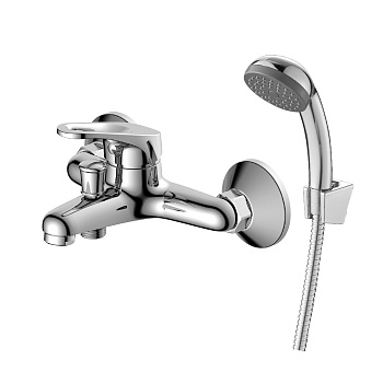 Смеситель DR21035 одноручный для ванны с корот.излив. хром DECOROOM