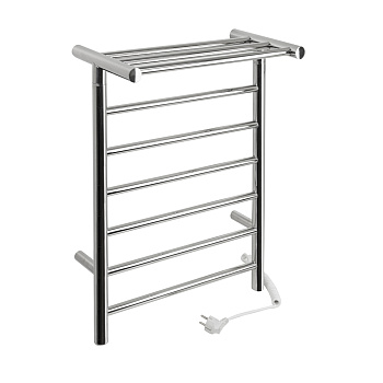 Полотенцесушитель электрический КЛАССИК-ПРЕМИУМ-ПРЯМОЙ с полк. 680*500*235  6 перекладин BRMIX