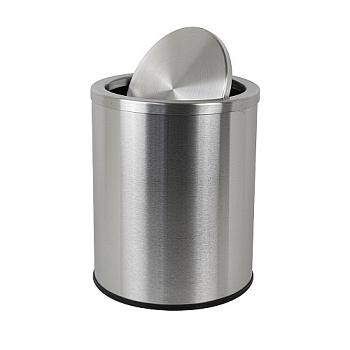 Ведро для мусора крышка качели 12л., нерж. 11212 САНАКС