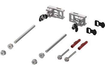 Комплект для крепления модуля к стене или системе стального профиля, с быстрой фиксацией TECE