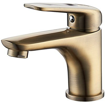 Смеситель L1048C для умывальника латунь под шпильку бронза LEDEME 