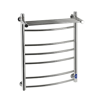 Полотенцесушитель нерж. "КЛАССИК-ДУГА'" 50*80 с полкой