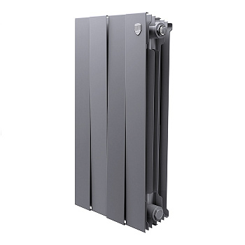 Радиатор биметалл Royal Thermo PianoForte 500/100 Silver Statin 4сек