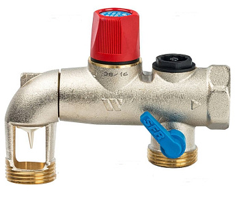 Группа безопасности бойлера 1" 7бар SFR GSM поворот. направл.д/слива