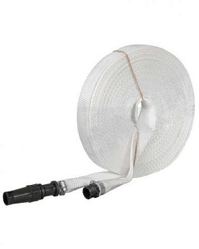 Рукав пожарный УВП 19мм белый тканный  комплект, без сумки