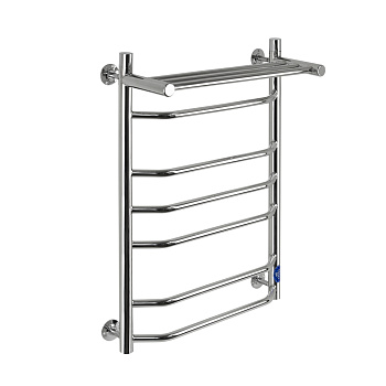 Полотенцесушитель нерж. ВИКТОРИЯ-ТРАПЕЦИЯ с полкой М-7. 50*80