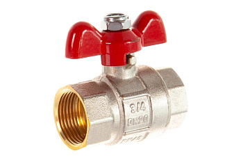 Кран шаровый,бабочка В-В, 3/4