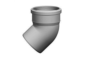 Отвод Ду110*30º бесшумный Sinikon