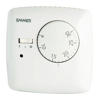 Термостат комн. 3 контакта с независ.выкл. и лампой Emmeti  02001016