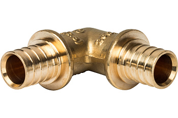 Угольник 90° 20 для труб из сшитого полиэтилена аксиальный STOUT 