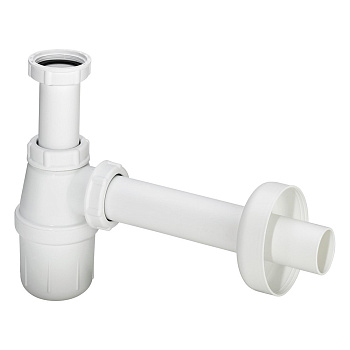 Сифон для раковин пласт. с пристенной розеткой D50мм 11/4*32 Viega 108694