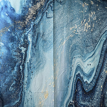 Штора для ванной БИРЮЗОВЫЙ МРАМОР САНАКС полиэстер 