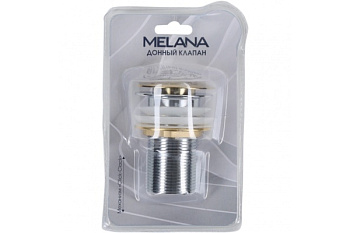 Донный клапан без перелива MELANA MLN-330304G Золото