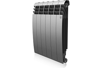 Радиатор биметалл Royal Thermo BiLiner 500/87 Silver Satin 6сек