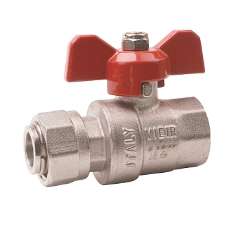 Кран прямой с накидной гайкой 3/4 VIEIR 